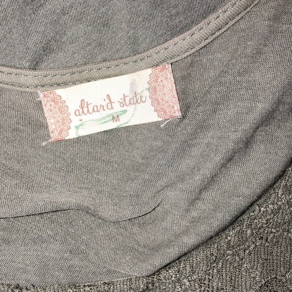 Altr’D State size medium olive green boho top - Picture 5 of 7